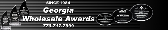 Duluth,Norcross,Lawrenceville,Lilburn,Snellville,Dacula,Buford,Johns Creek,Alpharetta,Roswell,Sandy Springs,Dunwoody,Atlanta,Cumming,Canton,Acworth,Kennesaw,Marietta,Corporate awards, crystal awards, glass awards, acrylic awards, acrylic plaques, wood plaques, gavels, metal cups, silver cups, silver plates, award cups, golf trophies, golf awards, crystal golf awards, baseball trophies, basketball trophies, cheerleading trophies, dive trophies, football trophies, golf trophies, hockey trophies, lacrosse trophies, soccer trophies, swim trophies, tennis trophies, track trophies, volleyball trophies, academic awards, academic trophies, dance trophies, generic trophies, name badges, engraved plates.